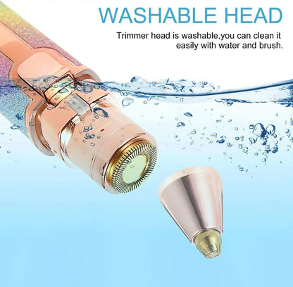Rechargeable 2-in-1 Eyebrow & Facial Hair Trimmer
