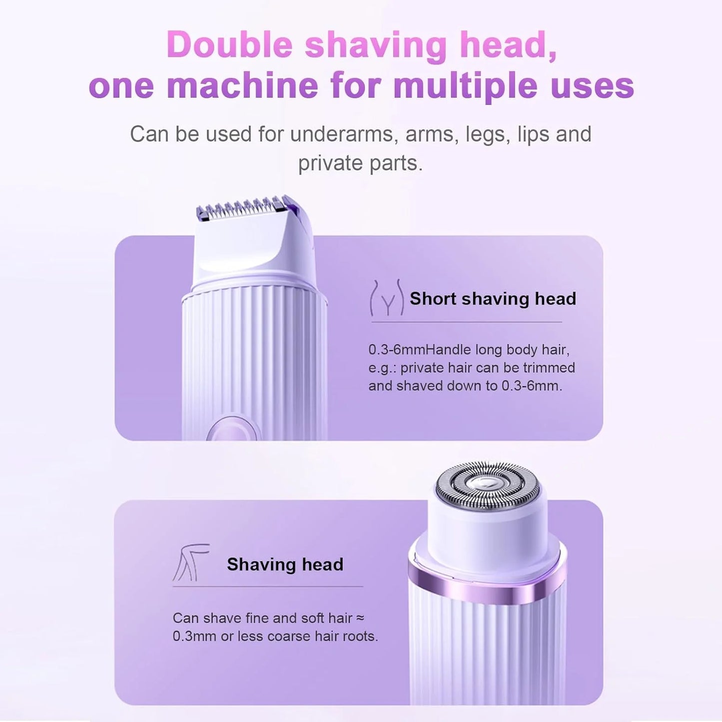 Double Head Electric Shaver|Even for MEN|