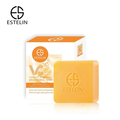 Estelin - Vit-C & Turmeric Brightening Soap|Best For UAE|